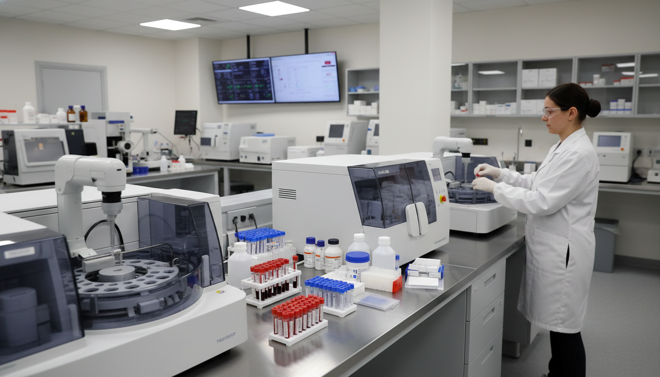 Mockup del laboratorio integrado en Medisoft